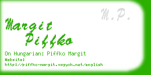 margit piffko business card